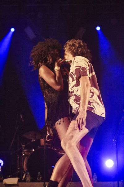 Chk Chk Chk on stage