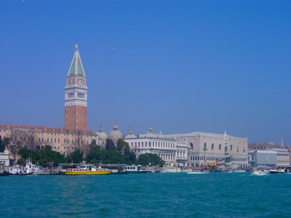 Venice. Campanile and the Doge's Palace