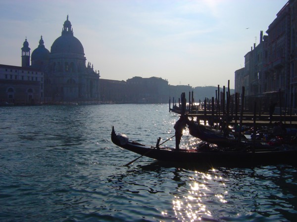 Venice. Canal Grande and Salute Church
