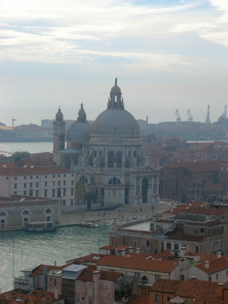 Venise. La Salute vue du ciel