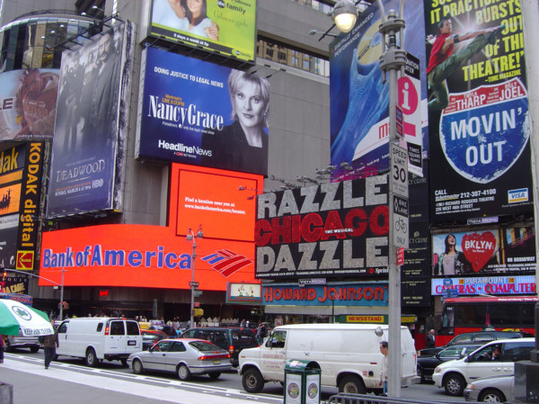 New-York (USA), Manhattan, Times Square