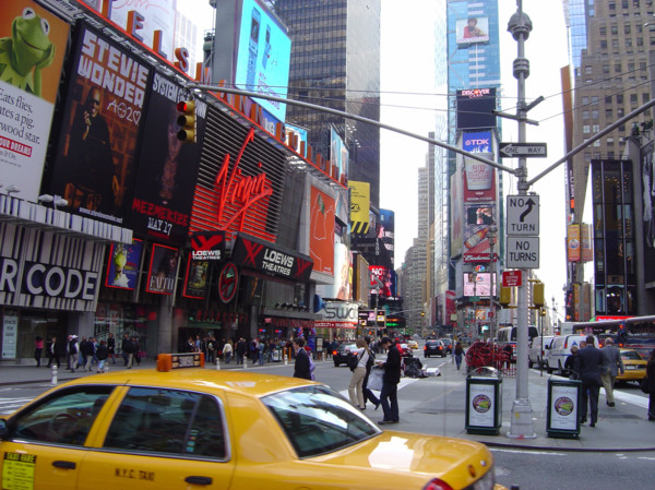 New-York (USA), Manhattan, Times Square