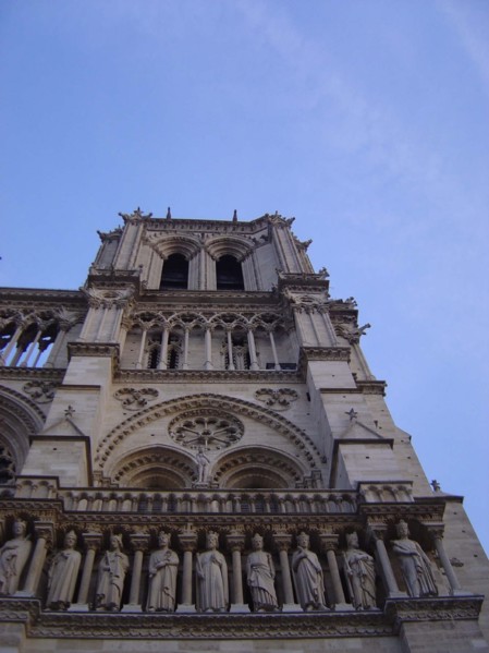 Detail of the cathderal Notre-Dame de Paris