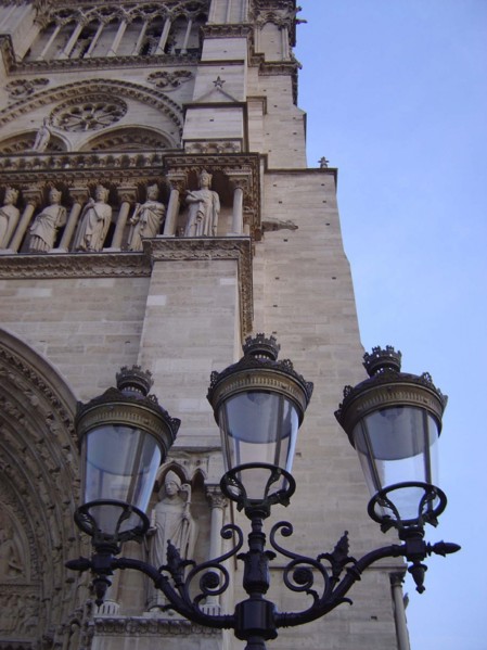 Detail of the cathderal Notre-Dame de Paris