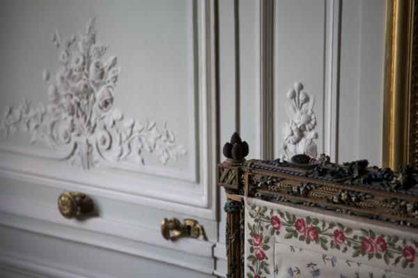 Versailles120 Château de Versailles, Petit Trianon, cabinet de toilette, porte, boiserie et
