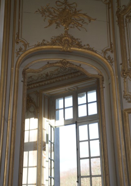 Versailles149 Château de Versailles, Petit Trianon, Pavillon français, boiseries, fenêtres et