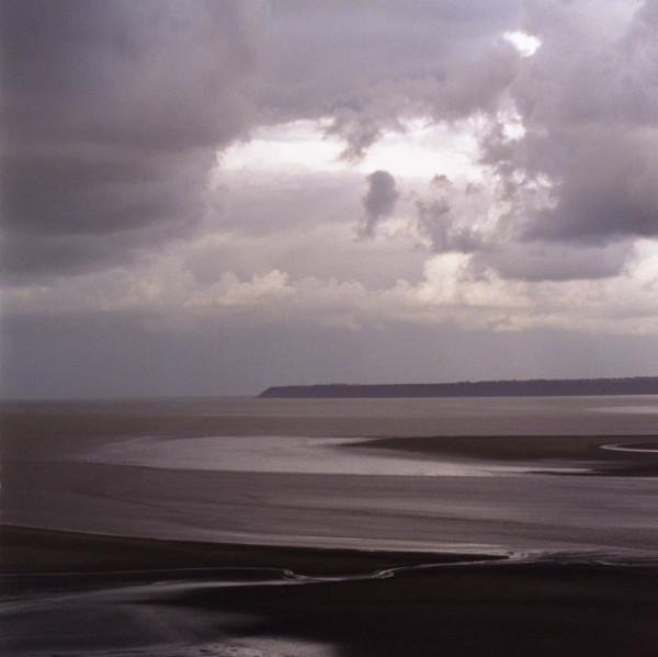 MtSaintMichel10 Ciel d'orage sur les sables de la baie du Mont Saint Michel
