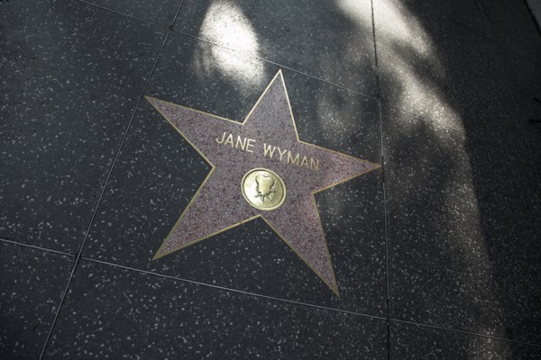 Hollywood Boulevard, Walk of Fame, stars / étoiles : Jane Wyman