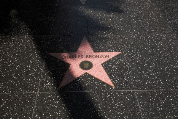 Hollywood Boulevard, Walk of Fame, stars / étoiles : Charles Bronson
