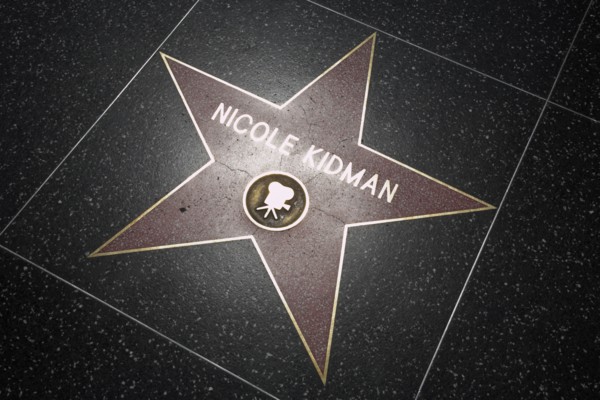 Hollywood Boulevard, Walk of Fame, stars / étoiles : Nicole Kidman