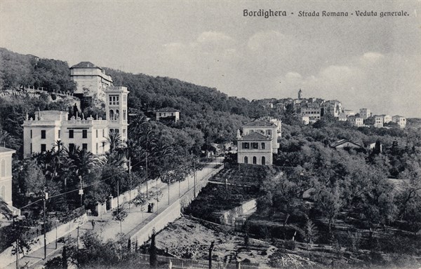 Carte postale ancienne de Bordighera (Italie)