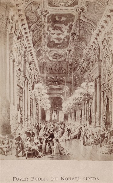 Grand foyer de l'Opéra Garnier à Paris