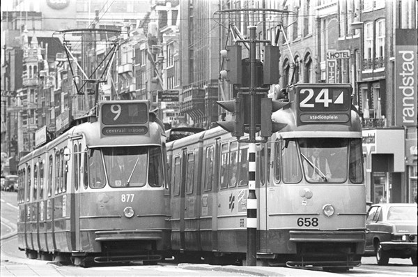 Trams à Amsterdam