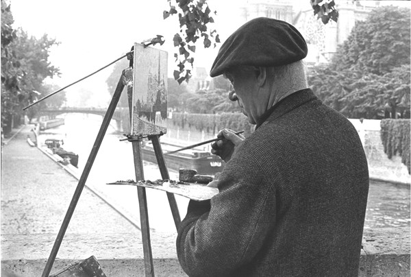 Artiste de rue à Paris