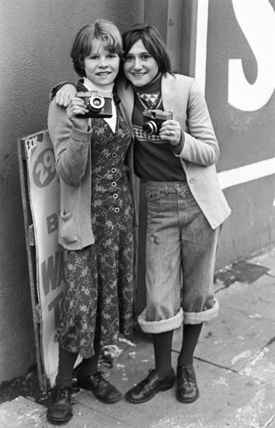 Adolescentes dans les rues de Dublin, 1977