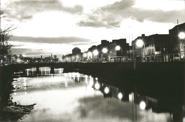 Liffey evening Dublin