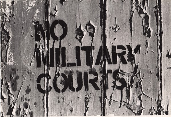Protest sign, Dublin