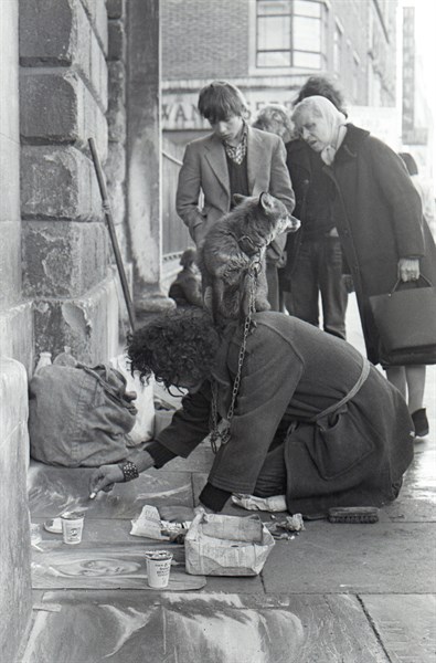 Artiste de rue à Dublin
