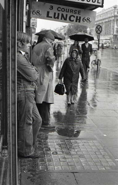 Pluie diluvienne à Dublin