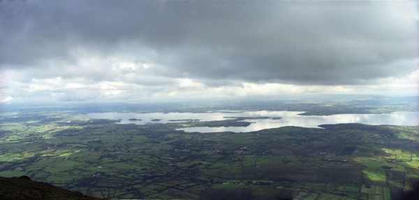 View from Nephin Beg mountain, County Mayo