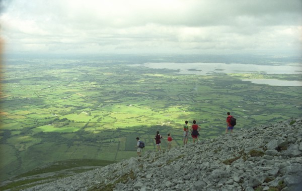View from Nephin Beg mountain, County Mayo