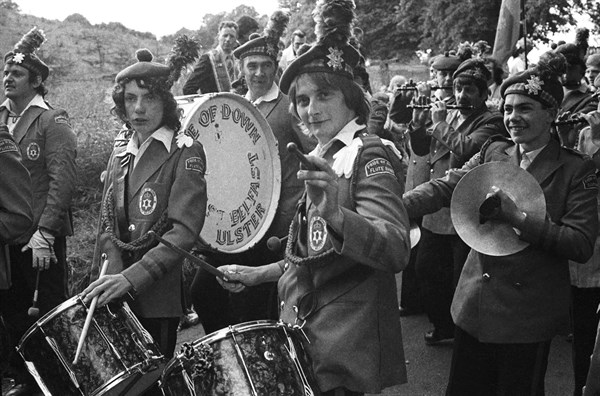 Orange parade in Belfast