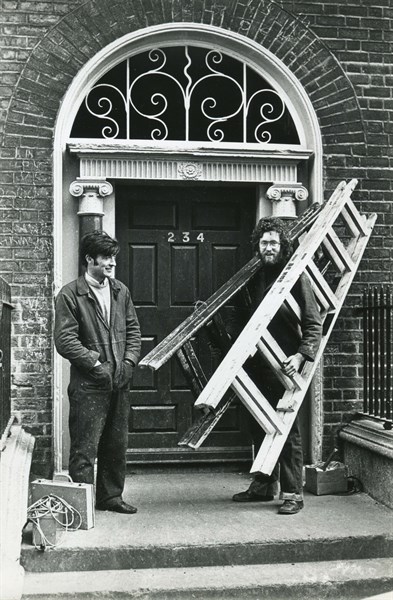 Ouvriers à Dublin, Irlande