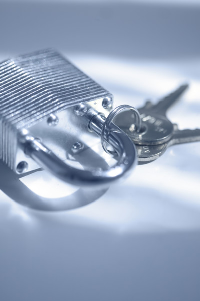 Lock and keys.
