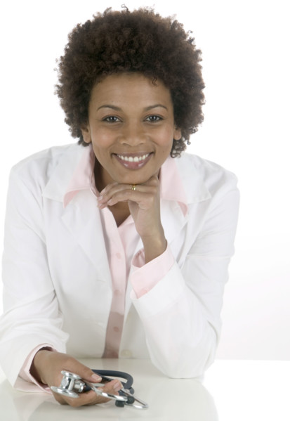 Portrait of a female doctor.