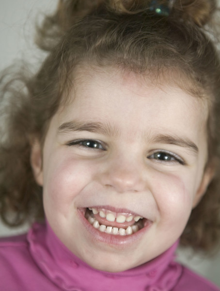 Happy young girl.