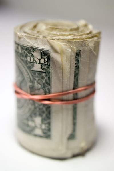 A roll of cash.