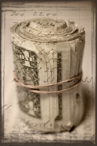 A roll of cash.