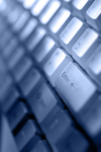 Computer keyboard.