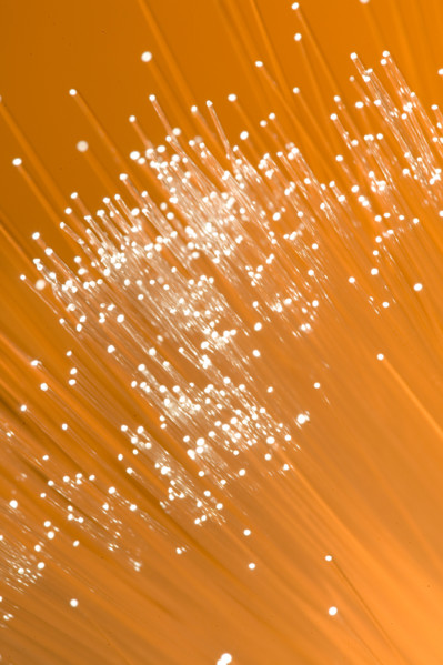 Fiber optics.