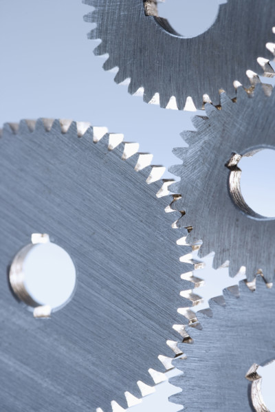Several gears engaged.