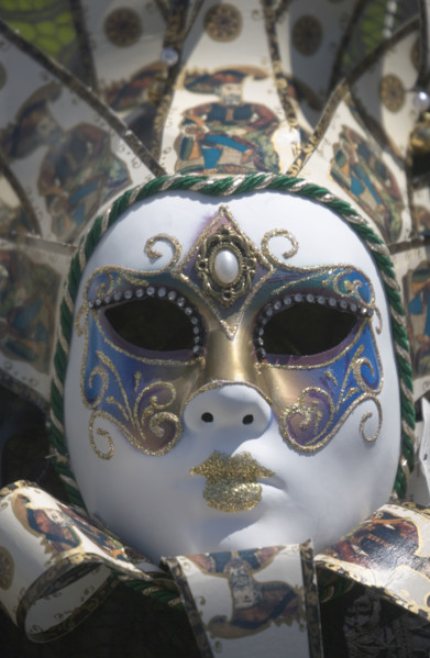 Carnival mask Venice Italy.
