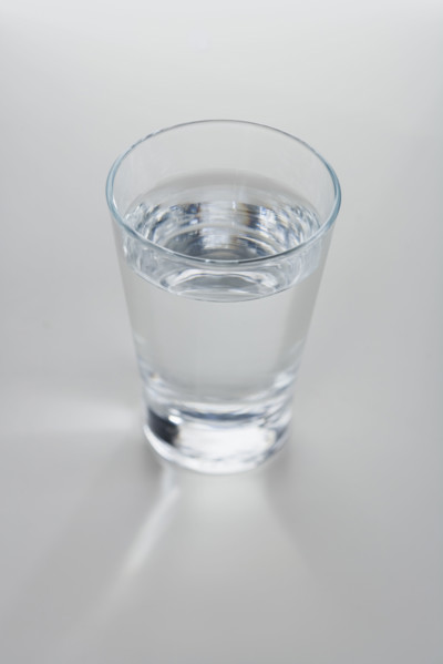 Glass of water.