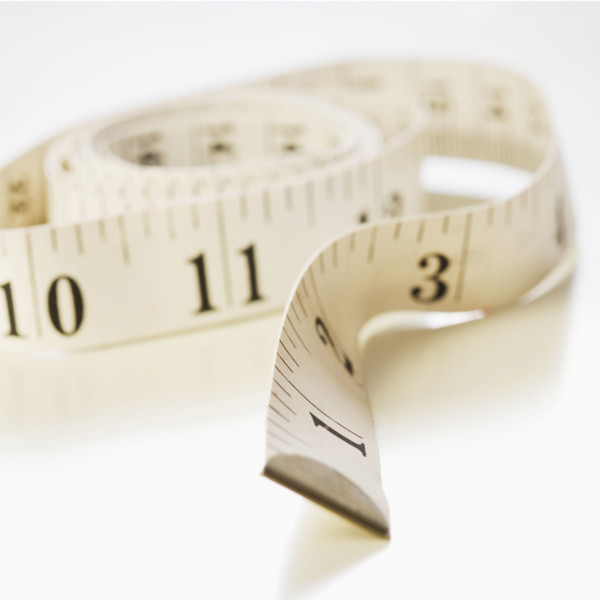 Still life of tape measure.
