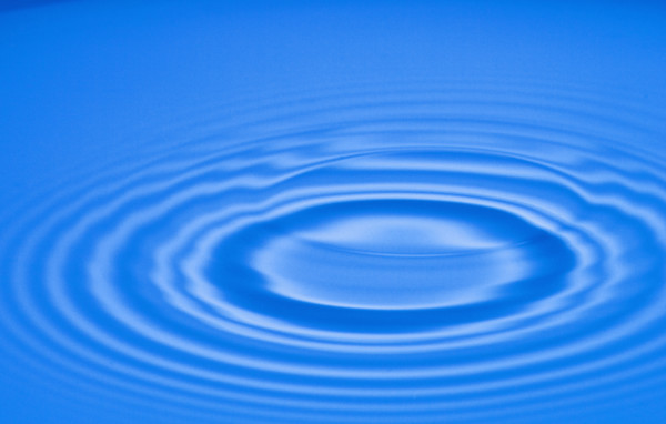 Water ripples.