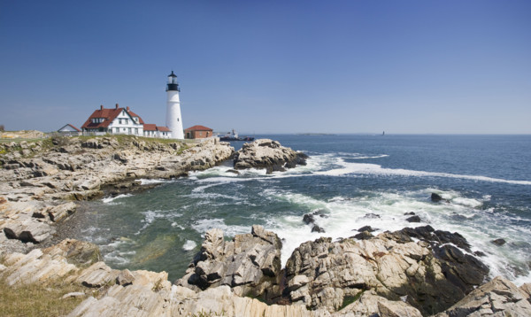 Portland Head Lighthouse Cape Elizabeth Maine.