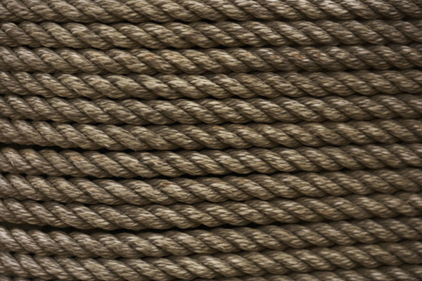 Still life closeup of rope.