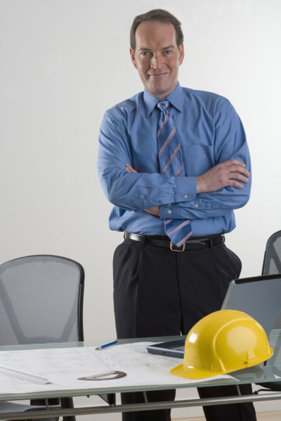 Portrait of a contractor.