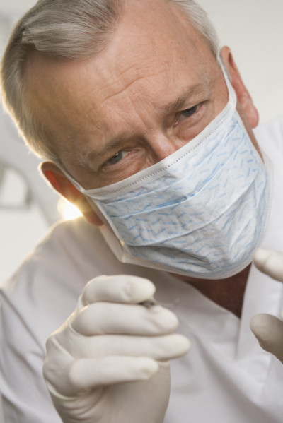 Portrait of a dentist.