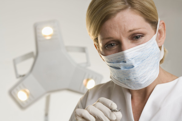Portrait of dental hygienist.