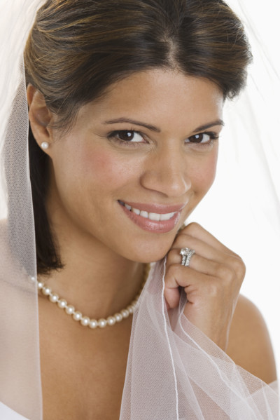 Portrait of a bride.