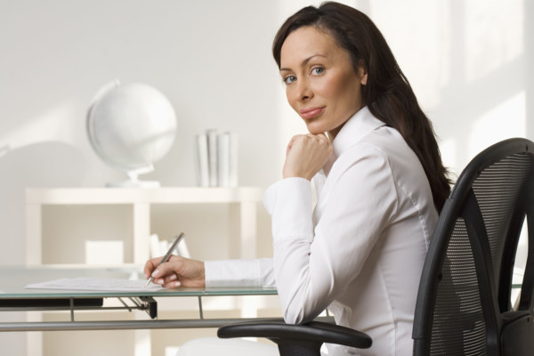 Portrait of a businesswoman.
