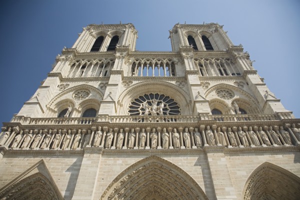 Notre-Dame de Paris
Low angle view of cathedral.