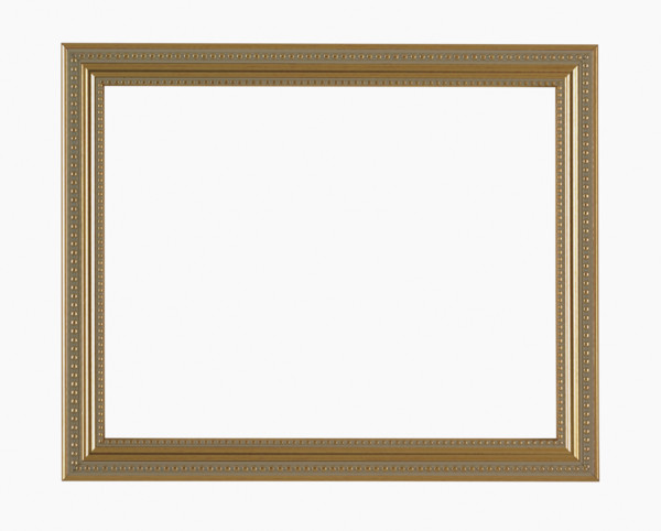 Studio shot of empty picture frame.