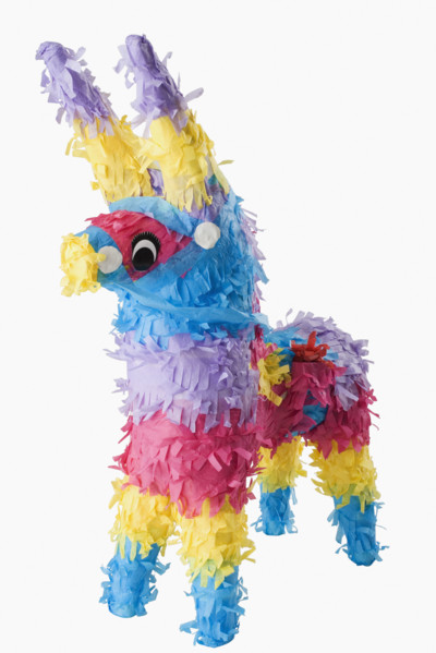 Pinata on table.