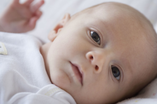 Close up of baby. Date : 2007